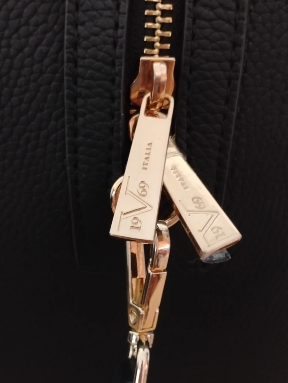 Versace 1969 19V69 Italia Convertible Satchel Crossbody Bag Vegan Leather